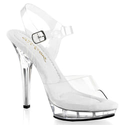 Pleaser Shoes Lip-108 Sandals Female Transparent