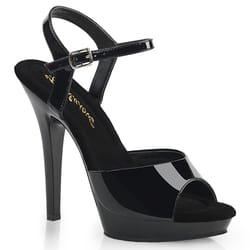 Pleaser Shoes Lip-109 Sandals Female Black