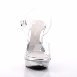 Pleaser Shoes Cocktail-508MG Sandals Female Transparent