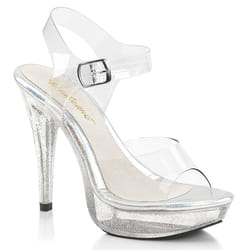 Pleaser Shoes Cocktail-508MG Sandals Female Transparent