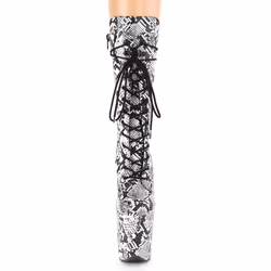 Pleaser Shoes Flamingo-1050SP Female Black, White