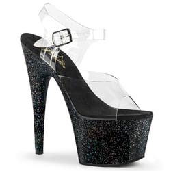Pleaser Shoes Adore-708MG Sandals Female Transparent