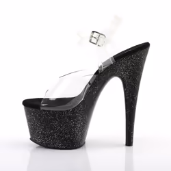 Pleaser Shoes Adore-708MG Sandals Female Transparent