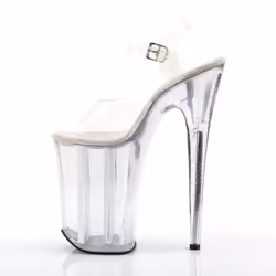 Pleaser Shoes Infinity-908MG Sandals Female Transparent