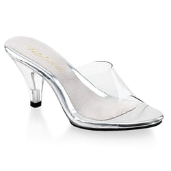 Pleaser Shoes Belle-301 Female Gold, Transparent