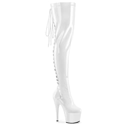 Pleaser Shoes Adore-3063 Female White