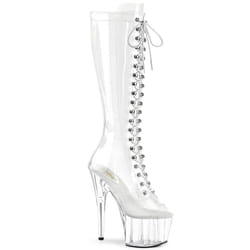 Pleaser Shoes Adore-2021C Female Transparent