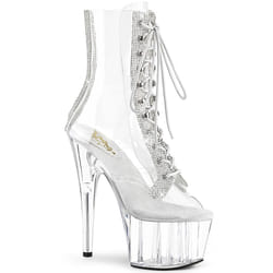 Pleaser Shoes Adore-1021C-2 Female Transparent