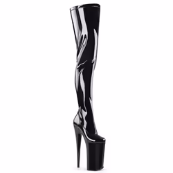 Pleaser Shoes Beyond-4000, Boots, Female, Adult, White, 25.4 cm, 15.9 cm