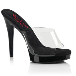 Pleaser Shoes Glory-501 Female Transparent