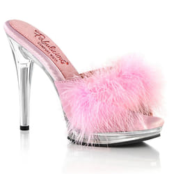 Pleaser Shoes Glory-501F-8 Pumps Female Red, Transparent
