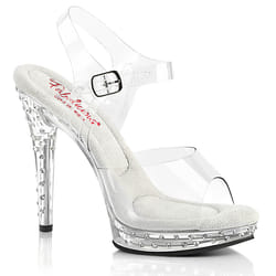 Pleaser Shoes Glory-508SDT Sandals Female Transparent