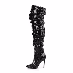 Pleaser Shoes Courtly-3011 Female Black