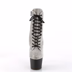 Pleaser Shoes Adore-1020RS Female Black, Silver
