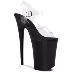 Pleaser Shoes Infinity-908, Sandals, Female, Adult, Transparent, 22.9 cm, Fashion