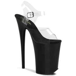 Pleaser Shoes Infinity-908 Sandals Female Transparent