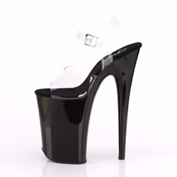 Pleaser Shoes Infinity-908 Sandals Female Transparent