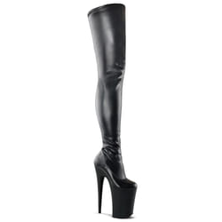 Pleaser Shoes Infinity-4000 Female Black