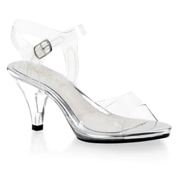 Pleaser Shoes Belle-308 Sandals Female Transparent