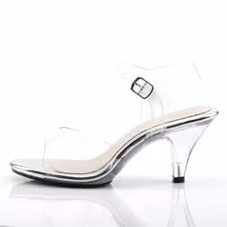 Pleaser Shoes Belle-308 Sandals Female Transparent