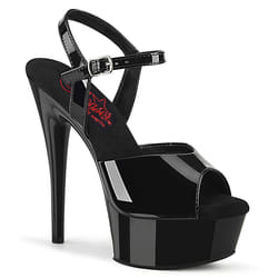 Pleaser Shoes Excite-609 Sandals Female Black