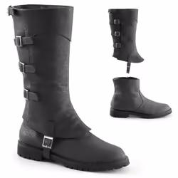 Pleaser Shoes Gotham-105, Boots, Female, Adult, Brown, S, 3.8 cm