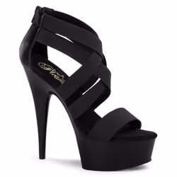 Pleaser Shoes Delight-669, Sandals, Female, Adult, Red, 15.2 cm, Fashion