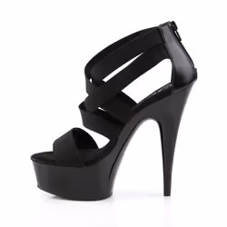 Pleaser Shoes Delight-669 Sandals Female Red