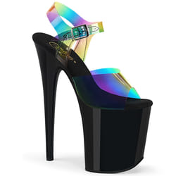 Pleaser Shoes Flamingo-808RB Sandals Female Black