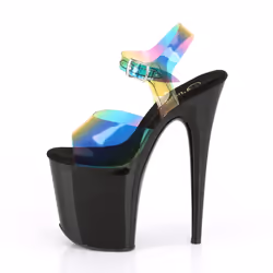 Pleaser Shoes Flamingo-808RB Sandals Female Black
