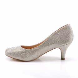 Pleaser Shoes Doris-06 Pumps Female Silver