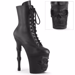 Pleaser Shoes Rapture-1020, Boots, Female, Adult, Black, Lace-up closure, 20 cm