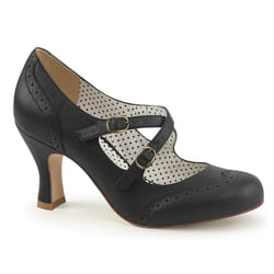 Pleaser Shoes Flapper-35 Pumps Female Black