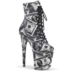 Pleaser Shoes Flamingo-1020DP Female Black, White