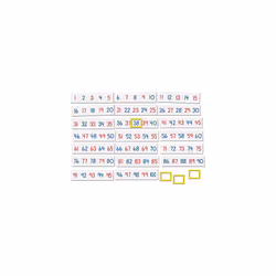 Learning Resources Magnetic Number Line 1-100  20 Magnets  Classroom Accessories  Teacher Aids  Sets of 5 Magnets  Ages 3+ (LER5194)