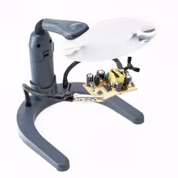 Carson HelpingHands magnifier 2x Grey, Transparent
