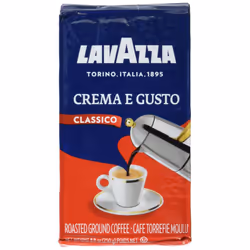 Lavazza 2 Pack Crema E Gusto Ground Coffee 8.8oz/250g Each
