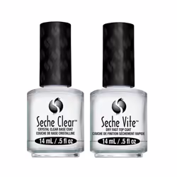 Vite Dry Fast Top Coat/ Clear Crystal Base Coat Duo