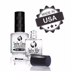 Vite Dry Fast Top Coat/ Clear Crystal Base Coat Duo