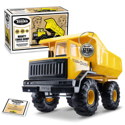 Tonka Retro Mighty Dump Truck - Collector's Edition - Made with 2X More Steel  Kids Construction Toy  Metal Truck  Toy Truck for Boys and Girls  Kids
