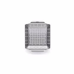 Weber Deluxe Grilling Basket, Small, stainless steel with high sides, Mixed, 6.4 cm x 23.9 cm x 19.1 cm