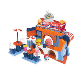 Shopkins 37365 "Wave 2 Kinstructions Scene Burger Bistro" Building Set