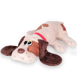 Basic Fun Pound Puppies Classic Stuffed Animal Plush Toy - Great Gift for Girls & Boys - 17"""" - Beige with Brown Spots