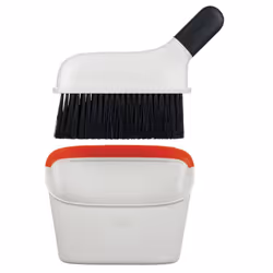 OXO Good Grips Compact Dustpan and Brush Set - Black/White/Red