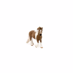 SCHLEICH Farm World Tinker Mare Educational Figurine for Kids Ages 3-8, Brown and White