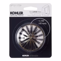 KOHLER GENUINE PART GP1211759 SNAP-IN 1-7/8"" URINAL STRAINER   STAINL