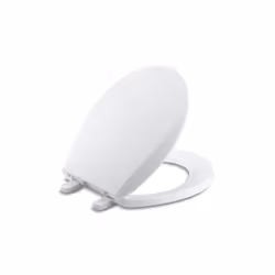 KOHLER K-7316-0 Quick Release Round Front Toilet Seat White