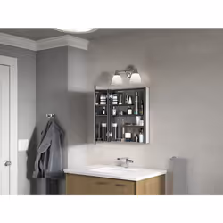 KOHLER Medicine Cabinet  Bathroom Medicine Cabinet  Slow-Close Mirrored Door and Interior  Surface or Recessed Installation