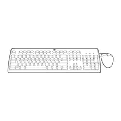 HPE 631362-B21 keyboard Mouse included USB QWERTY Italian Black