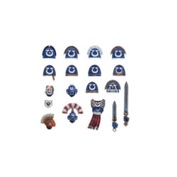 Games Workshop Ultramarines Upgrades Tabletop & Miniature Gaming  Black - Upgrades  Supplemental Game Pieces  Adult  Sprue(s) of Ultramarines Upgrade